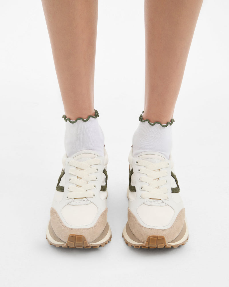 Ruffle Crew Sock