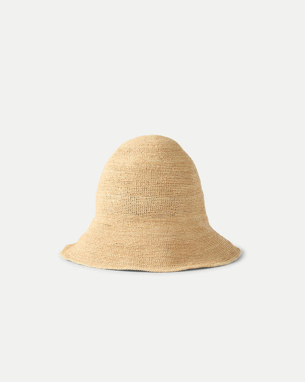 Teagan Raffia Straw Bucket Hat