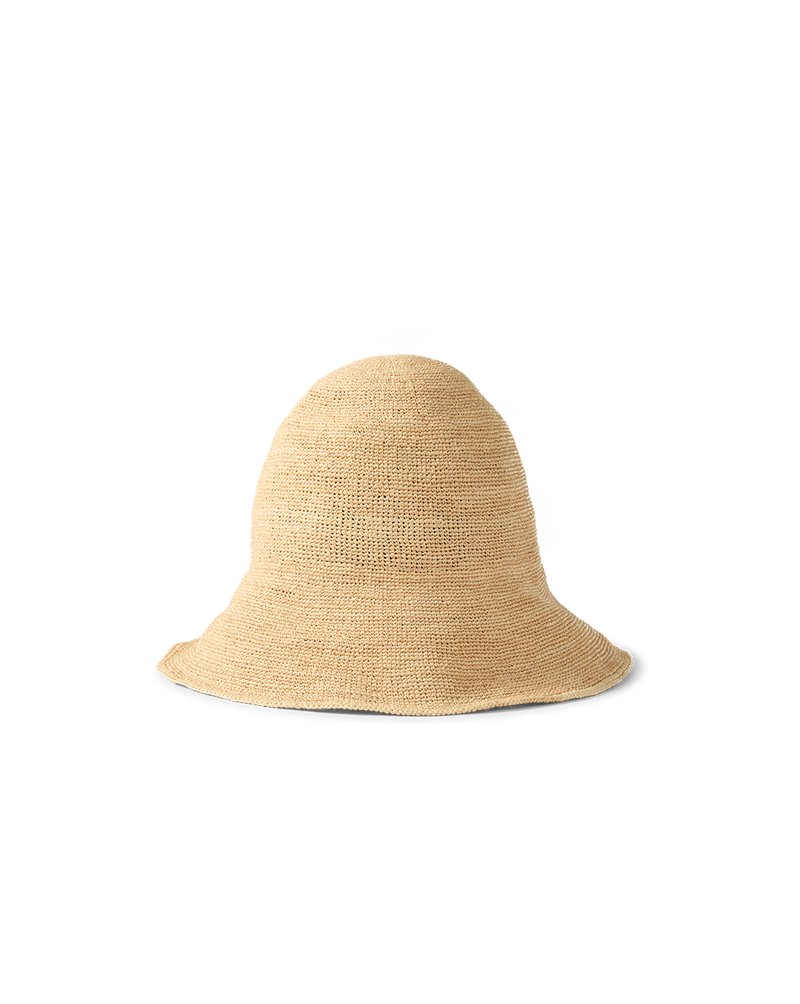 Teagan Raffia Straw Bucket Hat