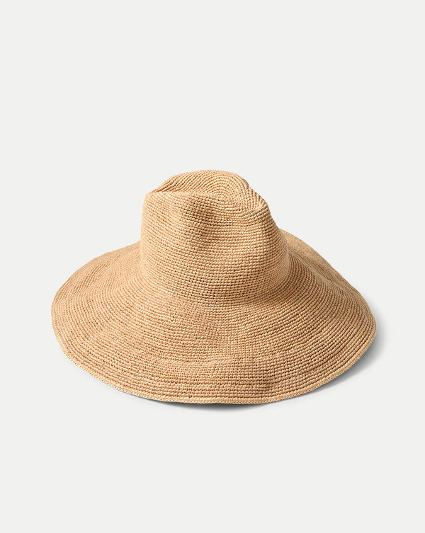 Waverly Wide Brimmed Raffia Straw Hat