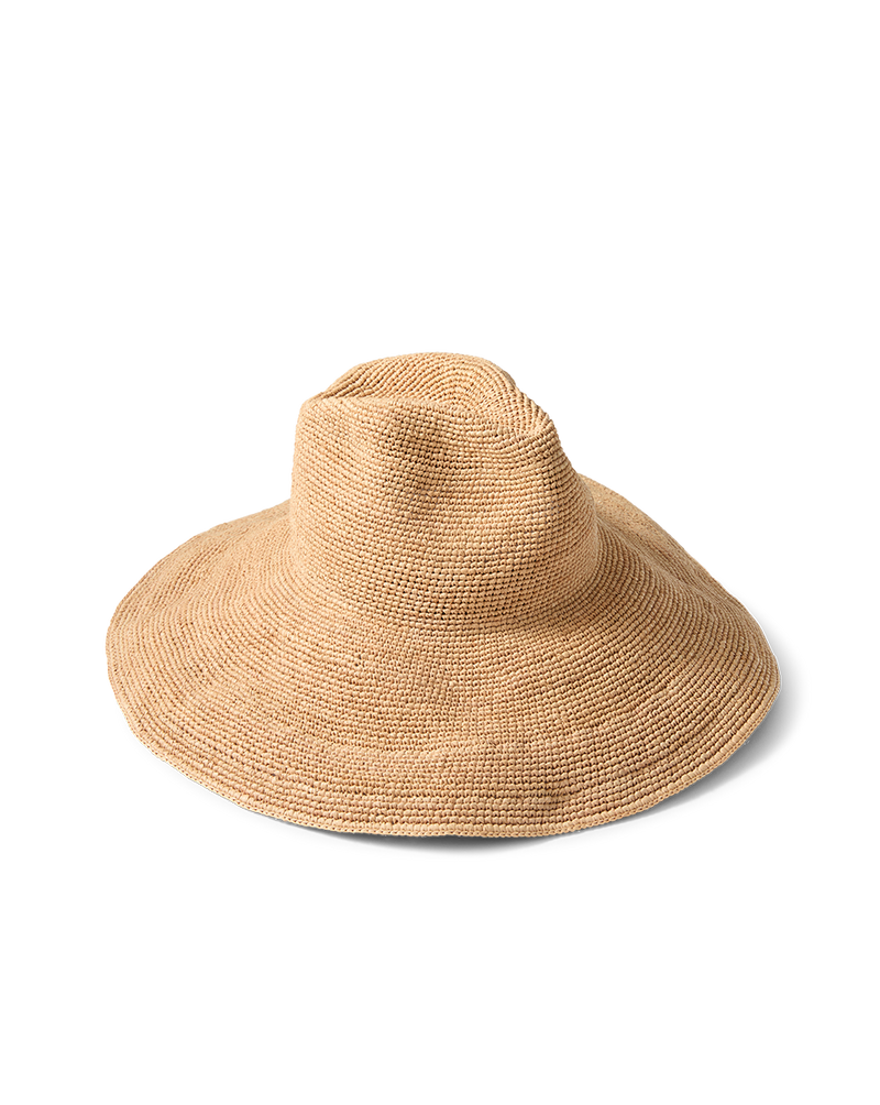 Waverly Wide Brimmed Raffia Straw Hat