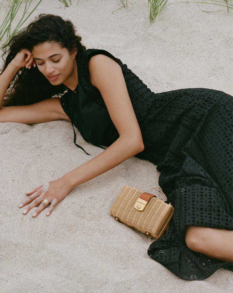Veronica Beard Lock Box Clutch