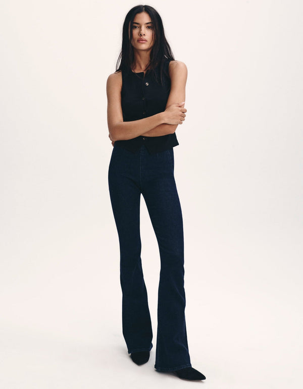 Beverly Off-Duty Skinny-Flare Jean