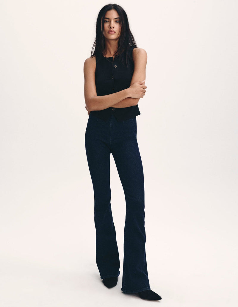 Beverly Off-Duty Skinny-Flare Jean