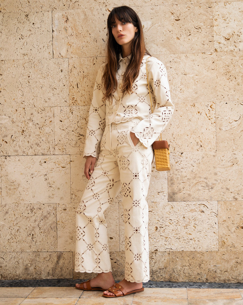 Dova Eyelet Pant