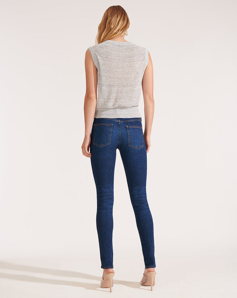 Kellen Twist-Front Sweater