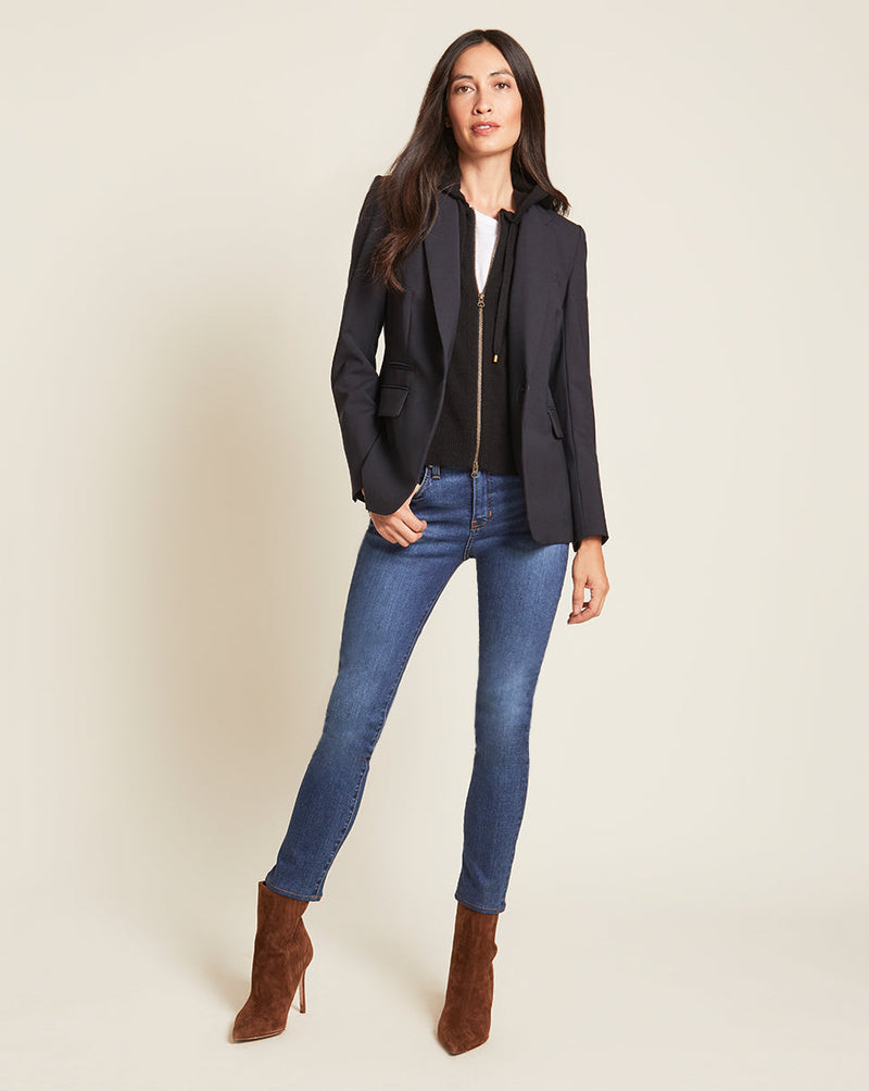 Cashmere Hoodie Dickey With Cuffs