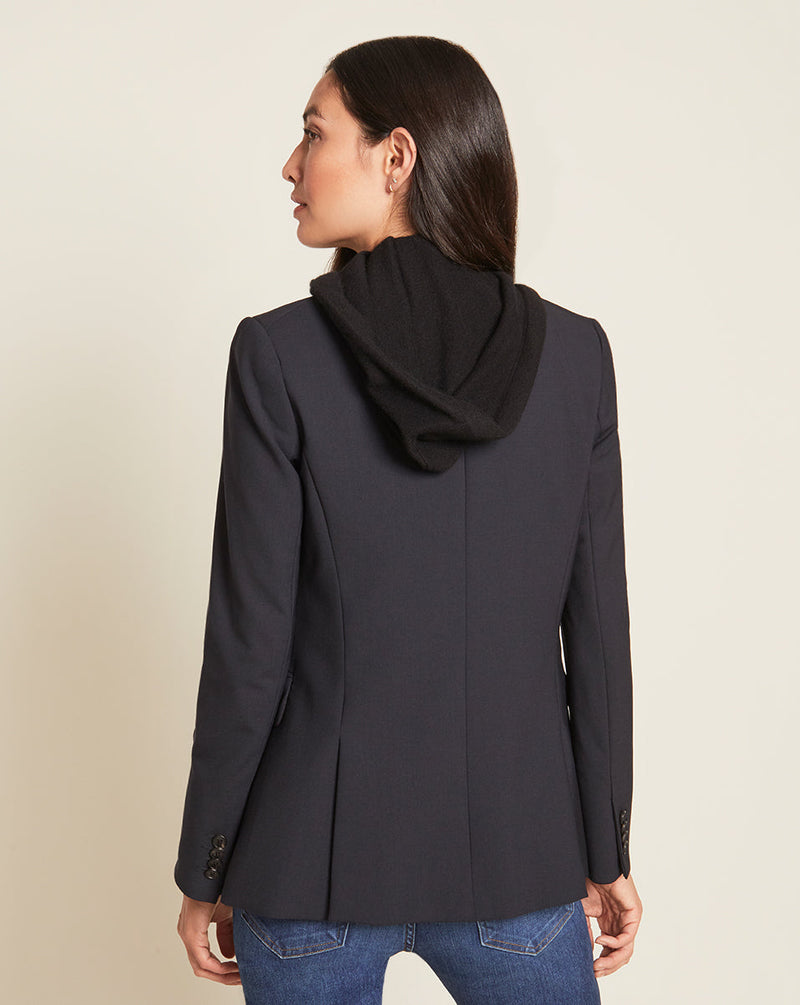 Cashmere Hoodie Dickey With Cuffs