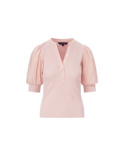 Coralee Puff-Sleeve Top