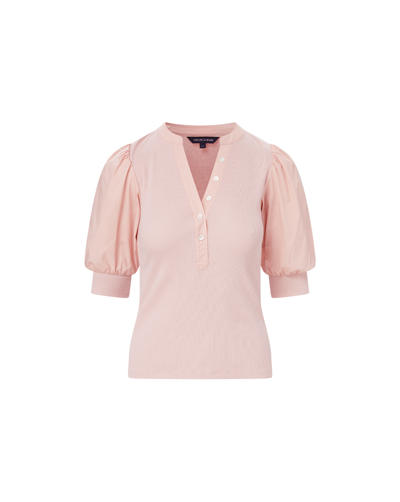 Coralee Puff-Sleeve Top